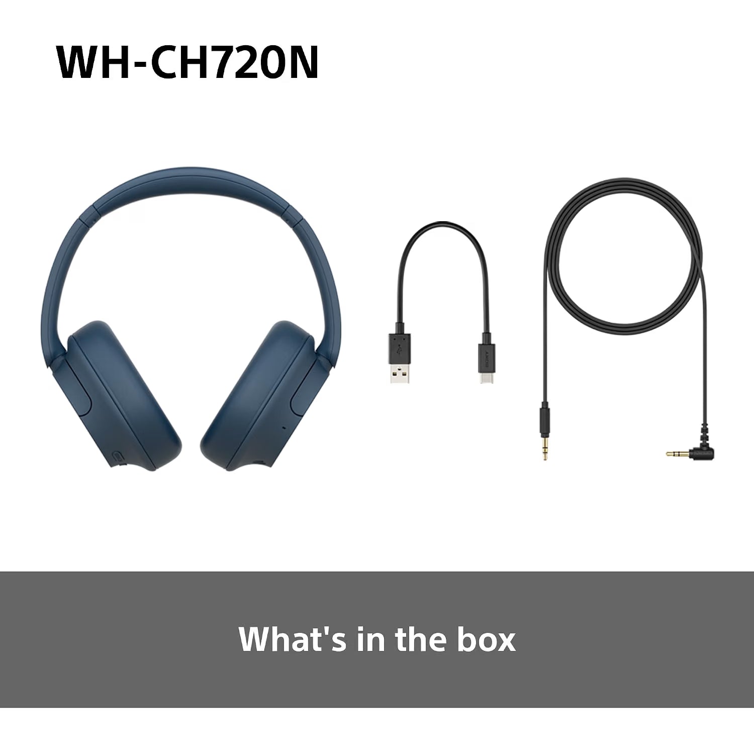 Buy Sony,Sony WH-CH720N Wireless Bluetooth Noise Cancelling Over-Ear Headphones, Ambient Sound Mode, Lightweight Design, up to 50 hr battery life, iOS & Android - Blue - Gadcet UK | UK | London | Scotland | Wales| Near Me | Cheap | Pay In 3 | Over-Ear Headphones